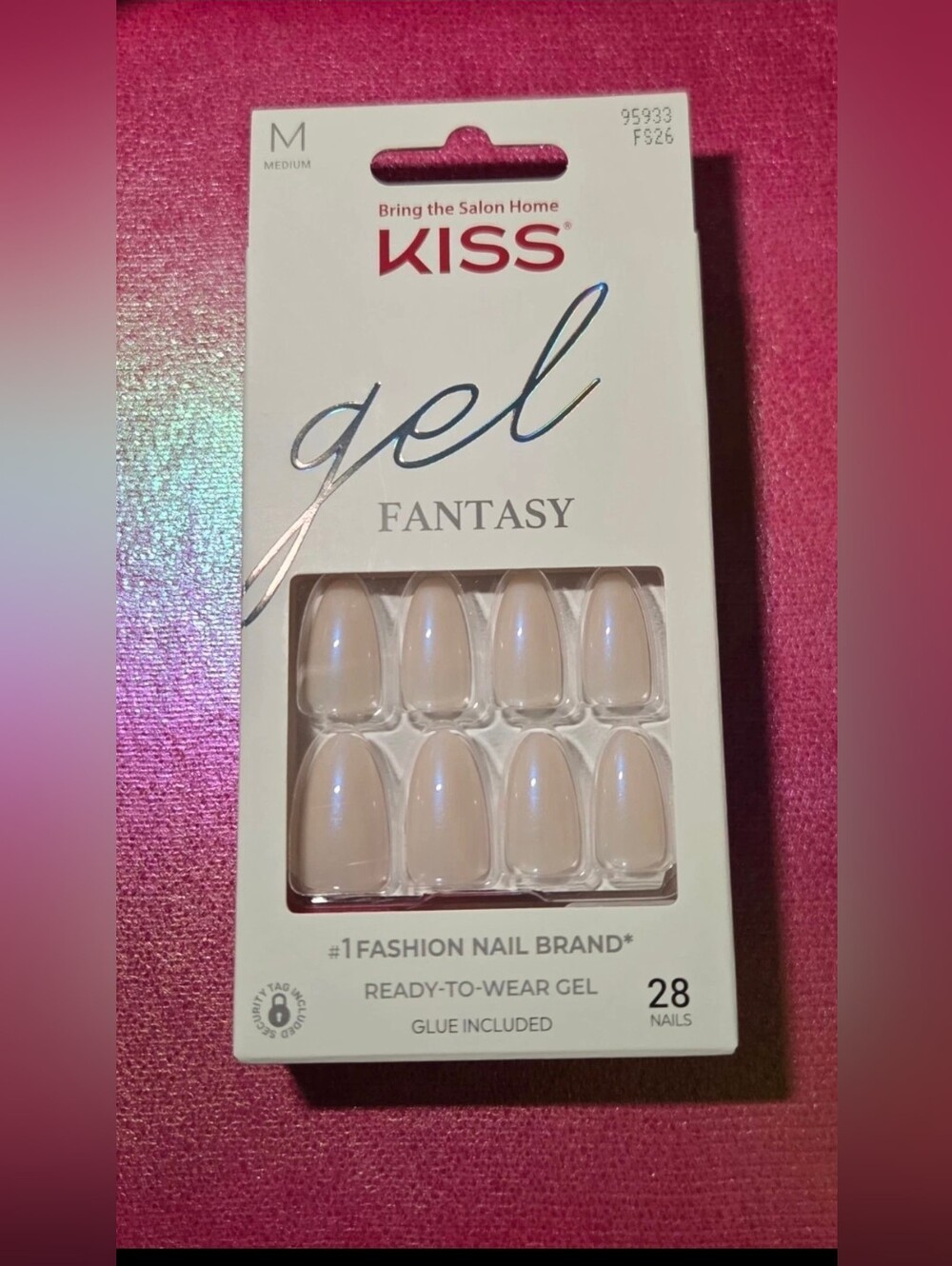 Kiss Gel Fantasy Ready-To-Wear Gel Nails in Soft Nude